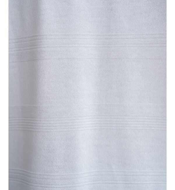 IKKA LOUNGE「ランダムリップルボーダーロンT」|Tシャツ・カットソー|