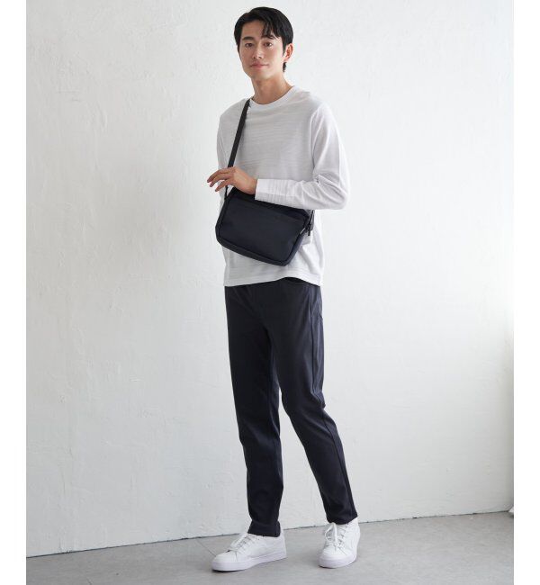 IKKA LOUNGE「ランダムリップルボーダーロンT」|Tシャツ・カットソー|