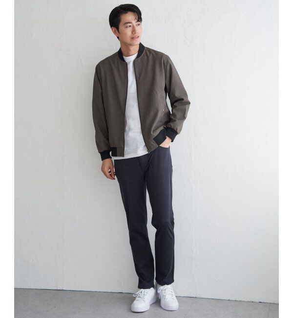 IKKA LOUNGE「ランダムリップルボーダーロンT」|Tシャツ・カットソー|