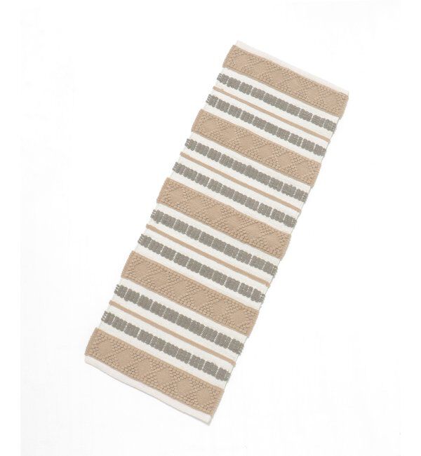 Lbc with Life「【吸水速乾】ダイヤボーダー キッチンマット」|クッション・クッションカバー|