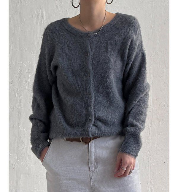 Lbc with Life「ラメMIX2WAYカーデプルオーバー」|カーディガン|グレー