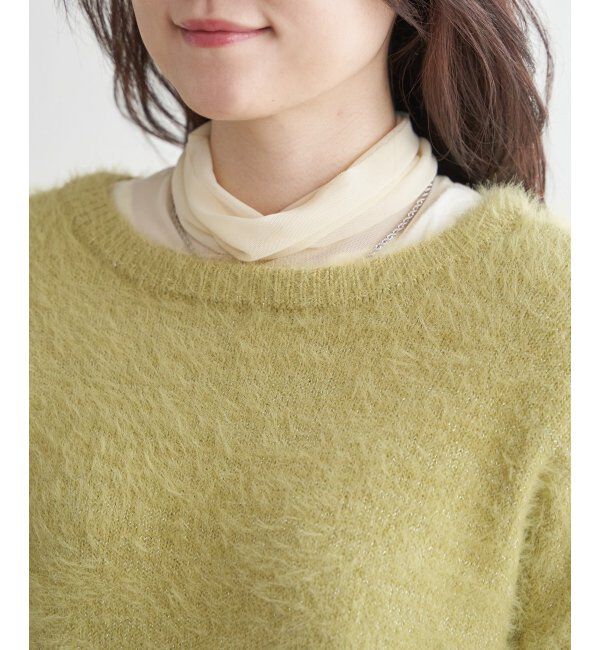 Lbc with Life「ラメMIX2WAYカーデプルオーバー」|カーディガン|