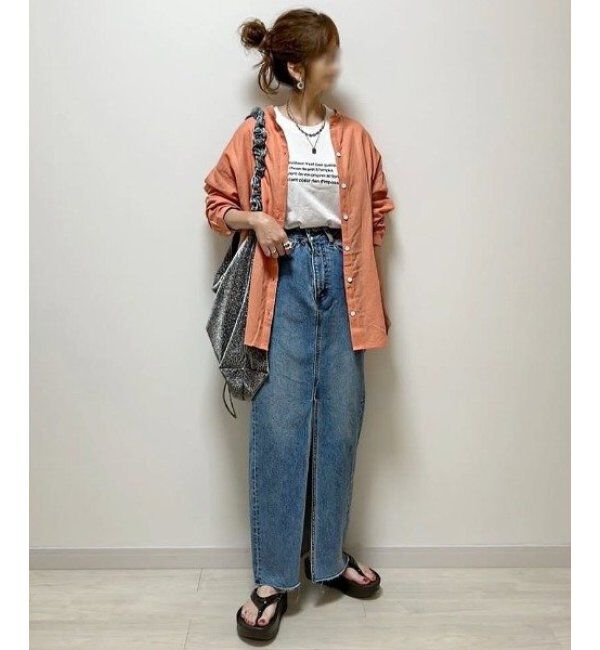 Lbc with Life「リネンコットンバンドカラーシャツ」|シャツ・ブラウス|