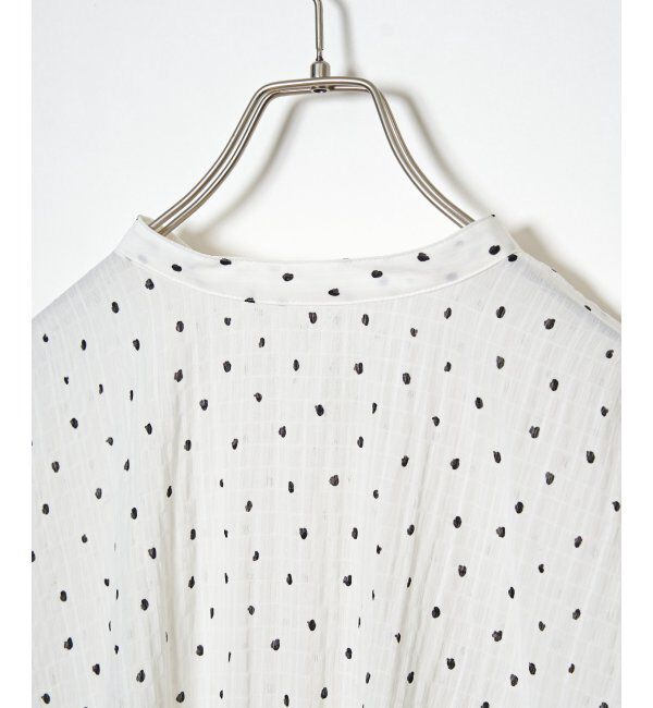 Lbc with Life「シャーリングバンドカラーブラウス」|シャツ・ブラウス|