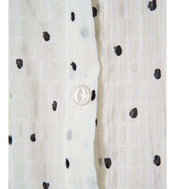 Lbc with Life「シャーリングバンドカラーブラウス」|シャツ・ブラウス|