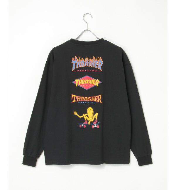 VENCE share style「THRASHER スラッシャー バックプリントロンT」|Tシャツ・カットソー|