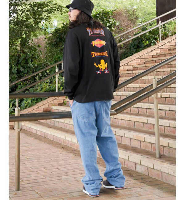 VENCE share style「THRASHER スラッシャー バックプリントロンT」|Tシャツ・カットソー|