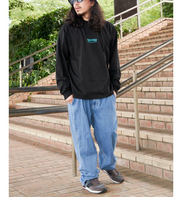 VENCE share style「THRASHER スラッシャー バックプリントロンT」|Tシャツ・カットソー|