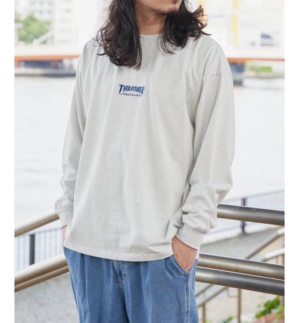 VENCE share style「THRASHER スラッシャー バックプリントロンT」|Tシャツ・カットソー|