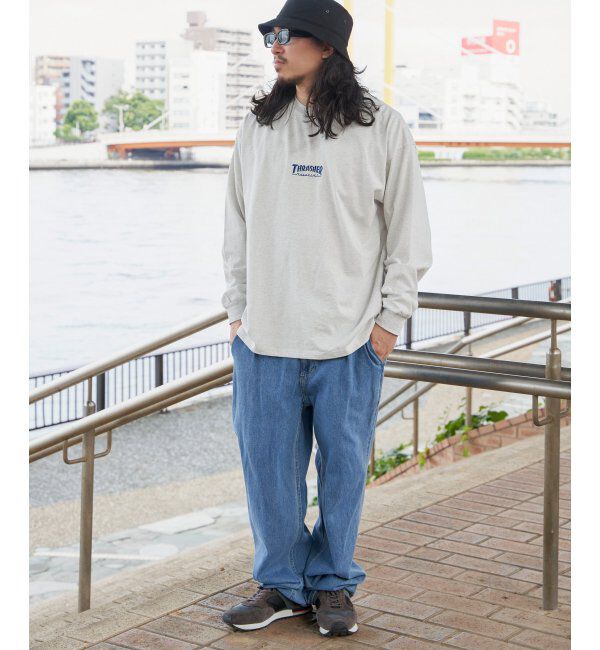 VENCE share style「THRASHER スラッシャー バックプリントロンT」|Tシャツ・カットソー|