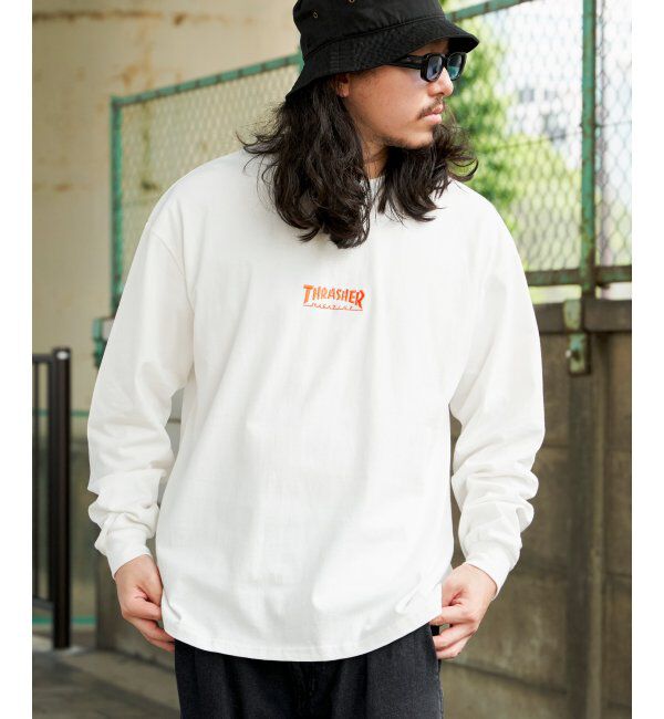 VENCE share style「THRASHER スラッシャー バックプリントロンT」|Tシャツ・カットソー|