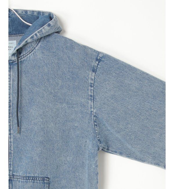 VENCE share style「デニムフルジップパーカー」|ブルゾン・スタジャン|