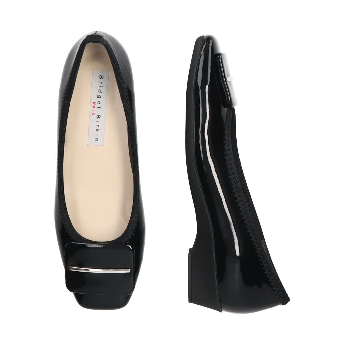 Bridget Birkin「【Bridget Birkin Walk】バックルモチーフウォーキングパンプス」|パンプス|