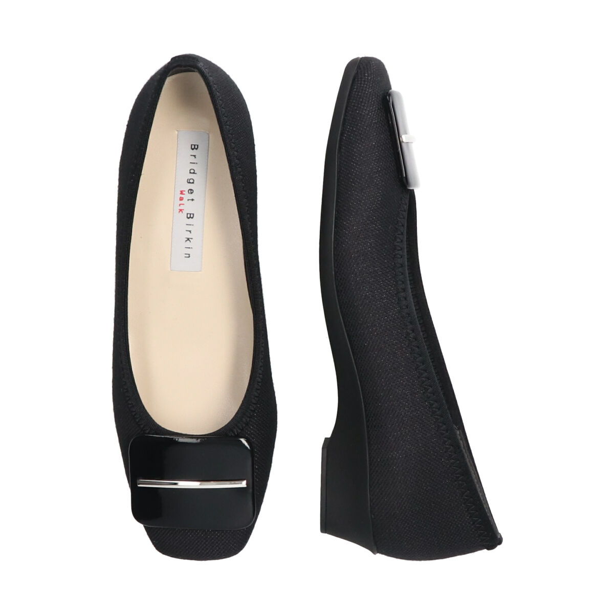 Bridget Birkin「【Bridget Birkin Walk】バックルモチーフウォーキングパンプス」|パンプス|