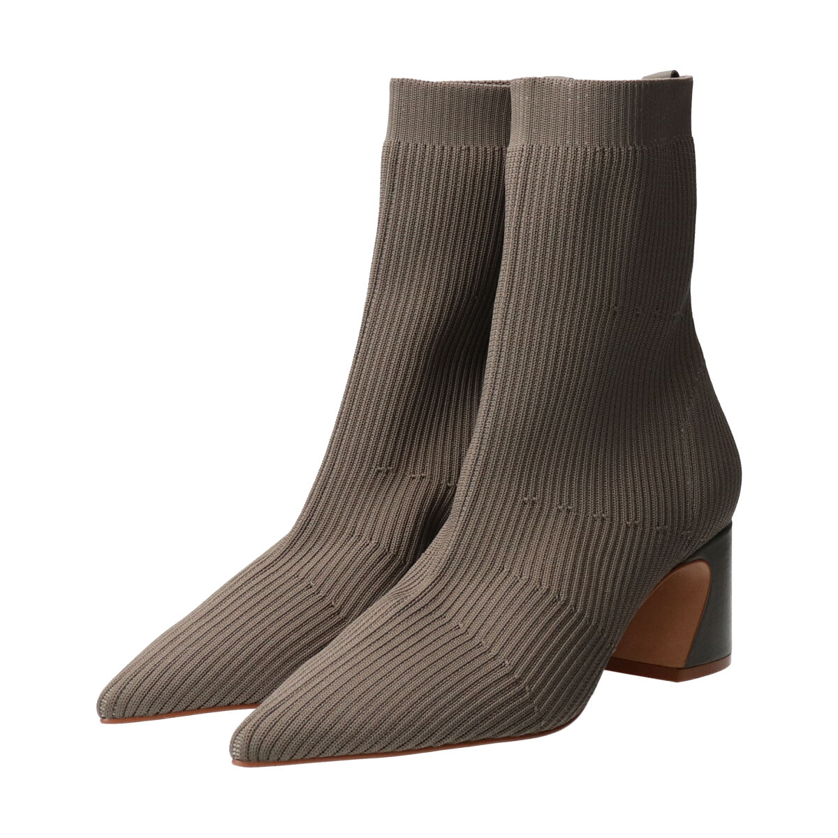 IMPORT SELECT「【CARRANO】デザインヒールニットショートブーツ」|ショートブーツ|