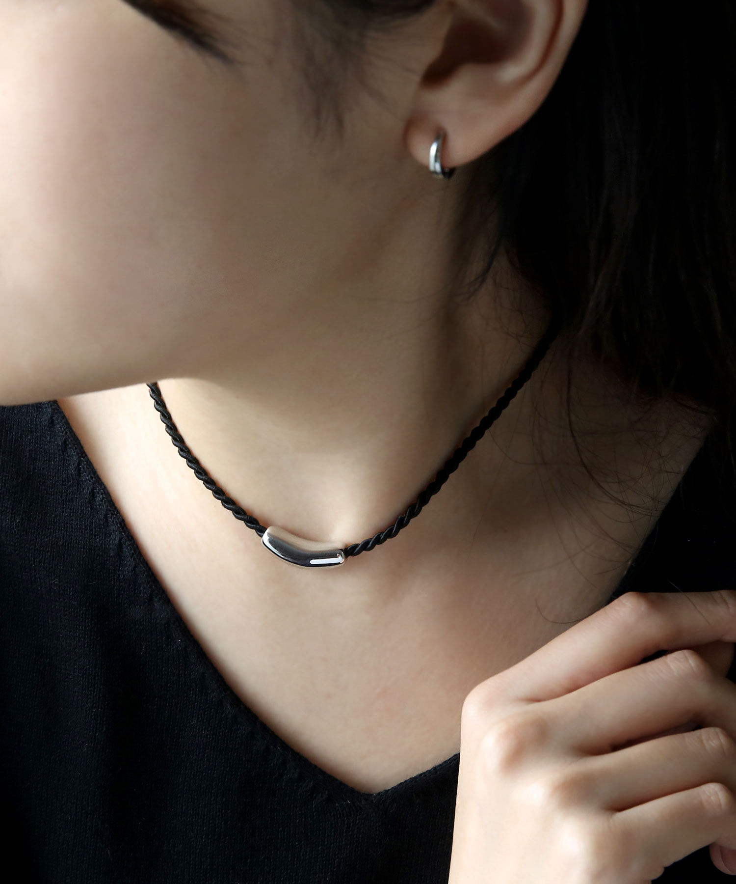 colleca la「メタルトップチョーカー」|ネックレス|シルバー