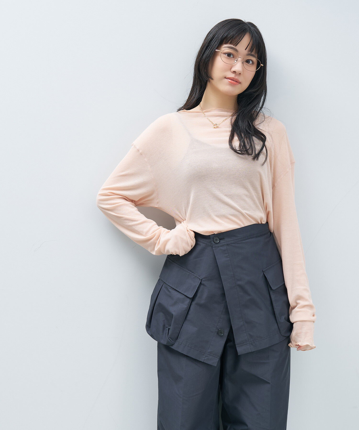  「オーバル型 メガネ｜上品で高級感のある 大人可愛いメガネ フェミニン レンズ交換券付き STANDARD MUSE」|メガネ|