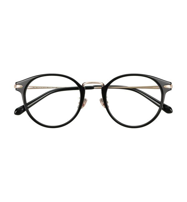  「Zoff｜emiri ボストン型 メガネ |辺見えみり チタン 軽量 メタルフレーム レンズ交換券付」|サングラス|