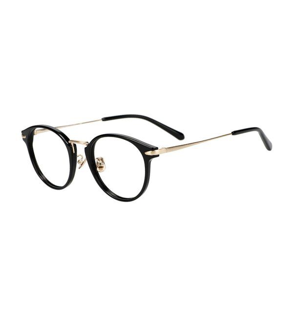  「Zoff｜emiri ボストン型 メガネ |辺見えみり チタン 軽量 メタルフレーム レンズ交換券付」|サングラス|