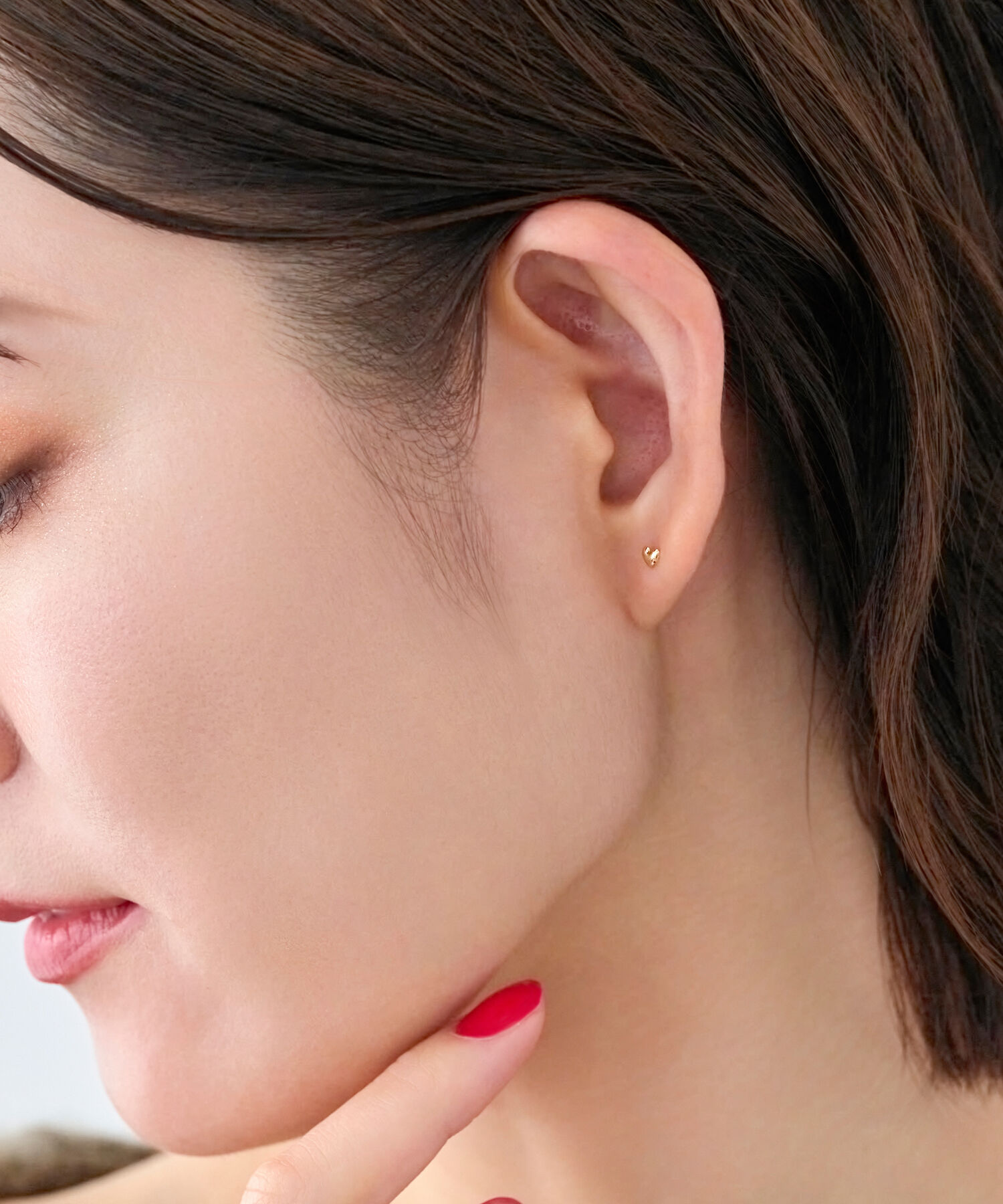 Phoebe「【K10】プチハートピアス／BOXつき」|ピアス|