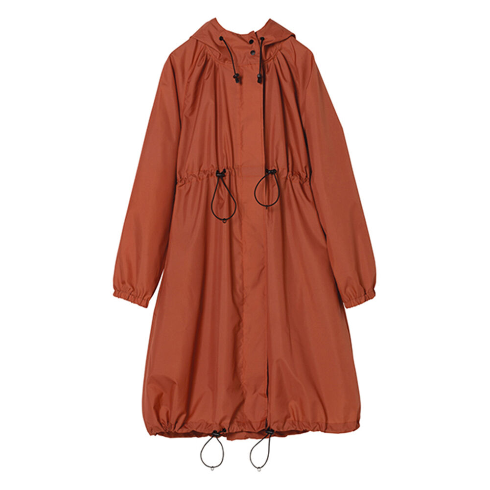 Wpc.「レインコート レディース おしゃれ 通販 ロング モッズ 長め 防水加工 はっ水 撥水 自転車」|レインコート|オレンジ1