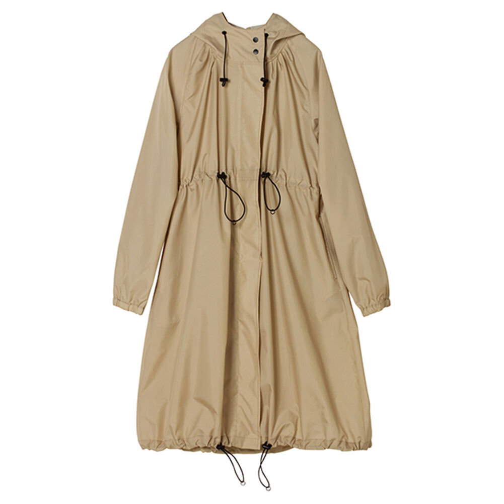 Wpc.「レインコート レディース おしゃれ 通販 ロング モッズ 長め 防水加工 はっ水 撥水 自転車」|レインコート|ベージュ1