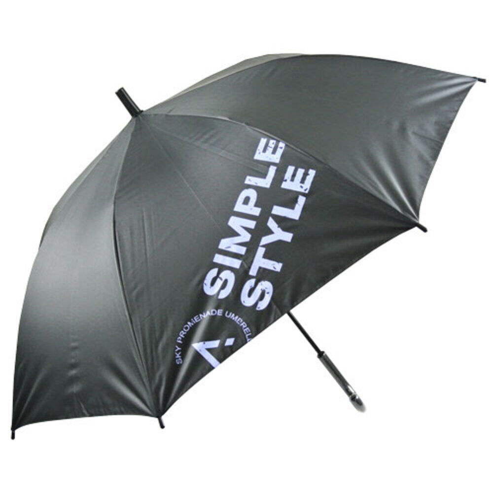 BACKYARD FAMILY「傘 子供用 ワンタッチ 通販 こども傘 小学生 キッズ 長傘 かさ 男の子 女の子 男子 女子」|傘|ブラック2