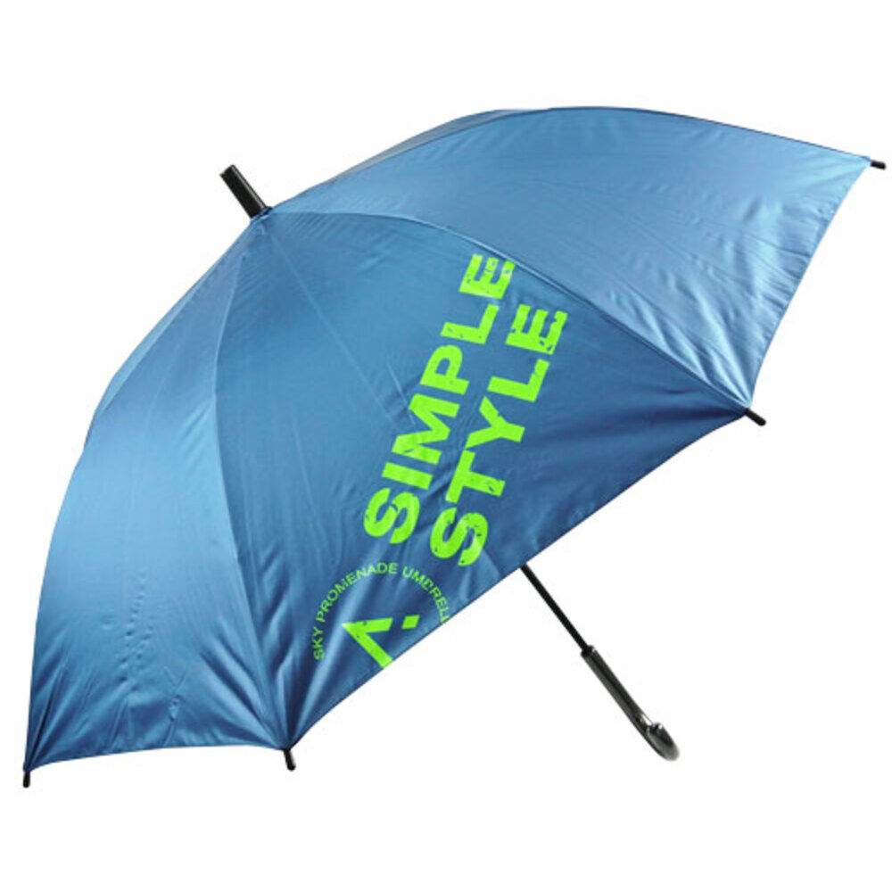 BACKYARD FAMILY「傘 子供用 ワンタッチ 通販 こども傘 小学生 キッズ 長傘 かさ 男の子 女の子 男子 女子」|傘|ブルー4