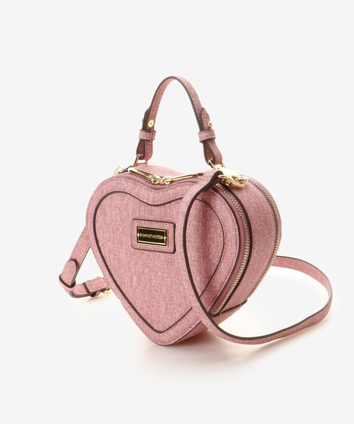 Samantha Vega「ハート型デニムショルダーバッグ」|ショルダー・メッセンジャー|