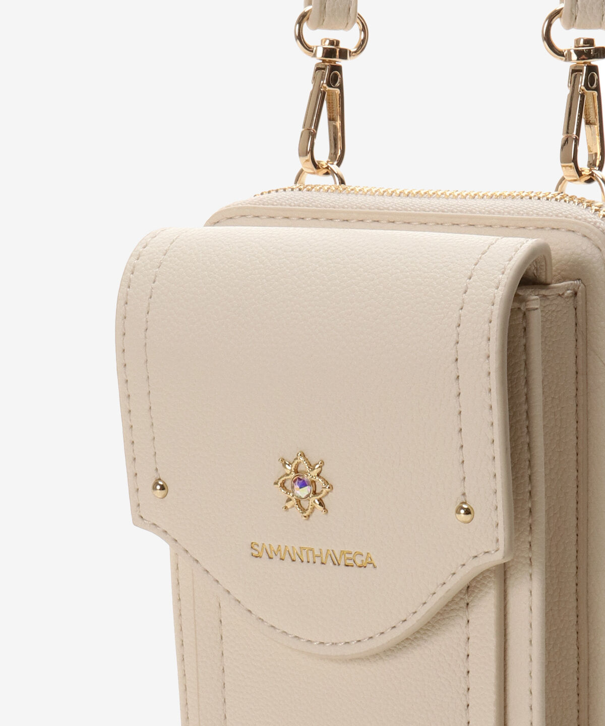 Samantha Vega「シンプルビジュースマホショルダーバッグ」|ショルダー・メッセンジャー|