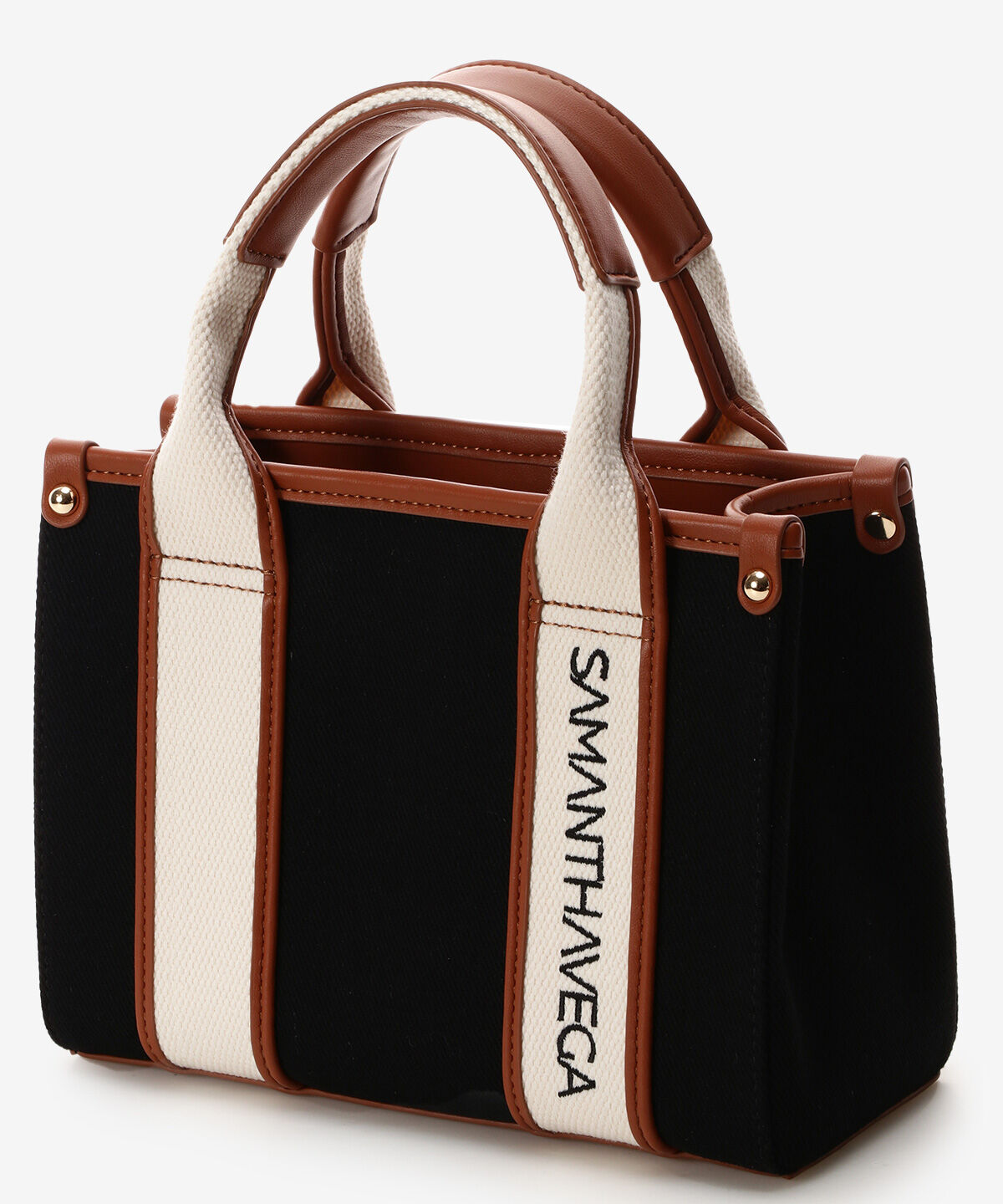 Samantha Vega「ロゴテープキャンバスショルダーバッグ（ミニ）」|ショルダー・メッセンジャー|