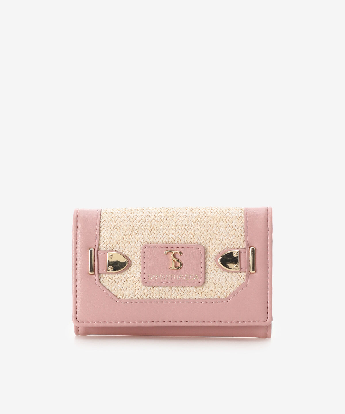 Samantha Vega「パナマ風ベルト金具キーケース」|キーケース|ピンク
