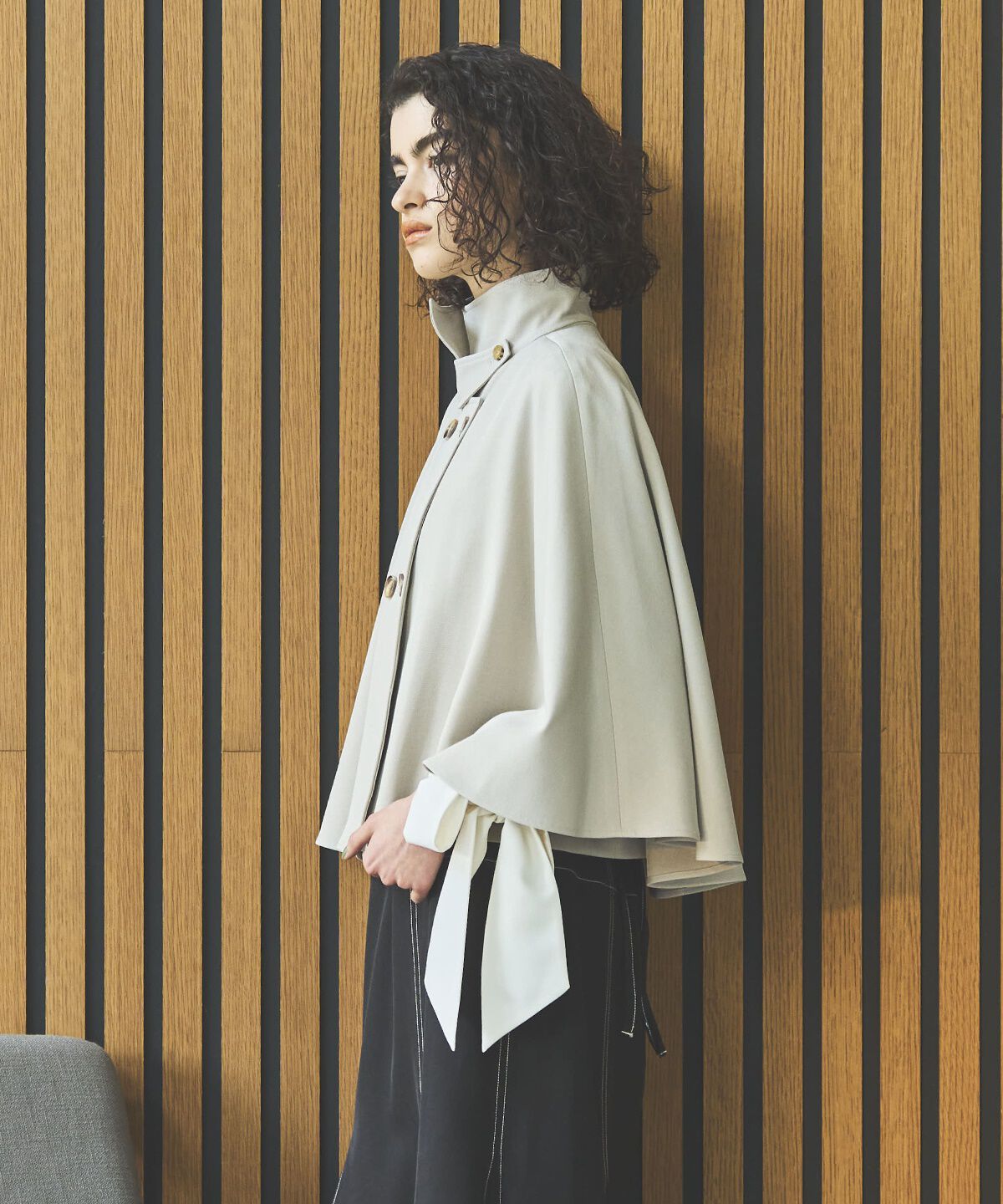 アンドクチュール「ショートケープコート」|その他|