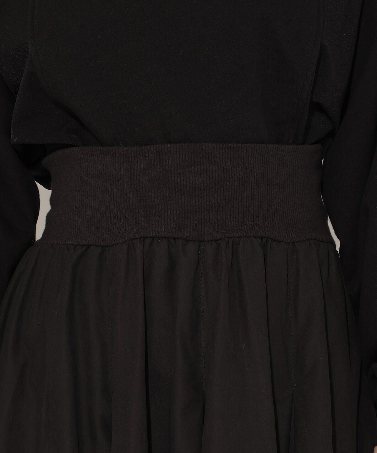 アンドクチュール「ピーチスウェードタックスカート」|フレア|