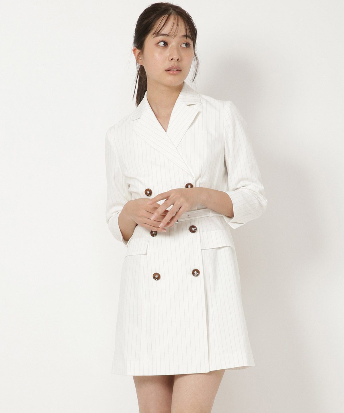 REDYAZEL「テーラーカラーミニワンピース」|ワンピース|