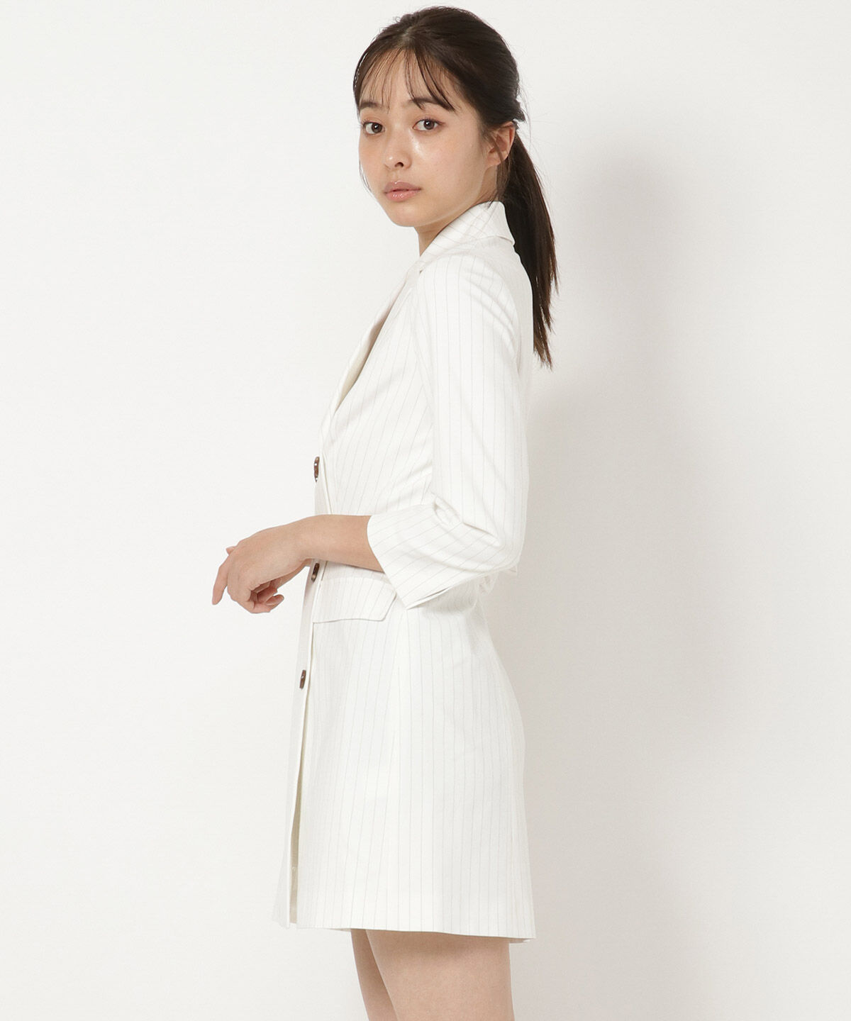 REDYAZEL「テーラーカラーミニワンピース」|ワンピース|