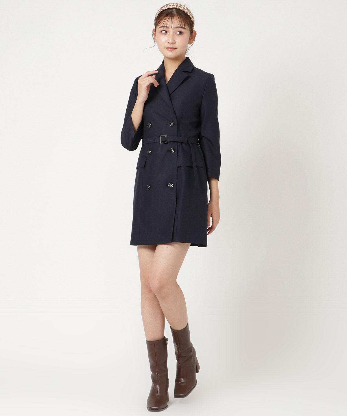 REDYAZEL「テーラーカラーミニワンピース」|ワンピース|