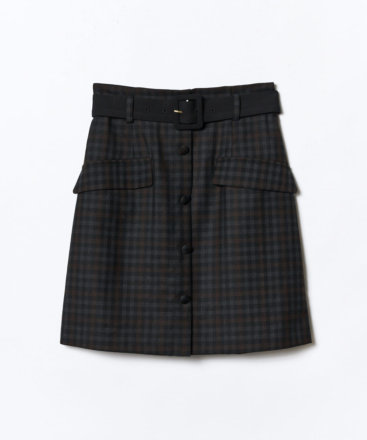 REDYAZEL「ロンドンチェックミニスカート」|台形|