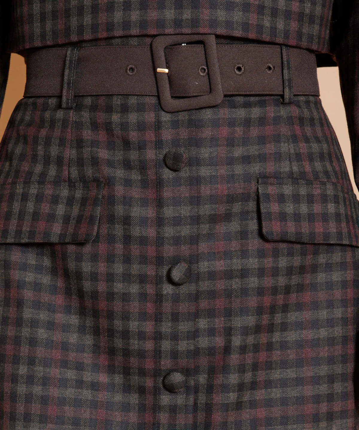 REDYAZEL「ロンドンチェックミニスカート」|台形|