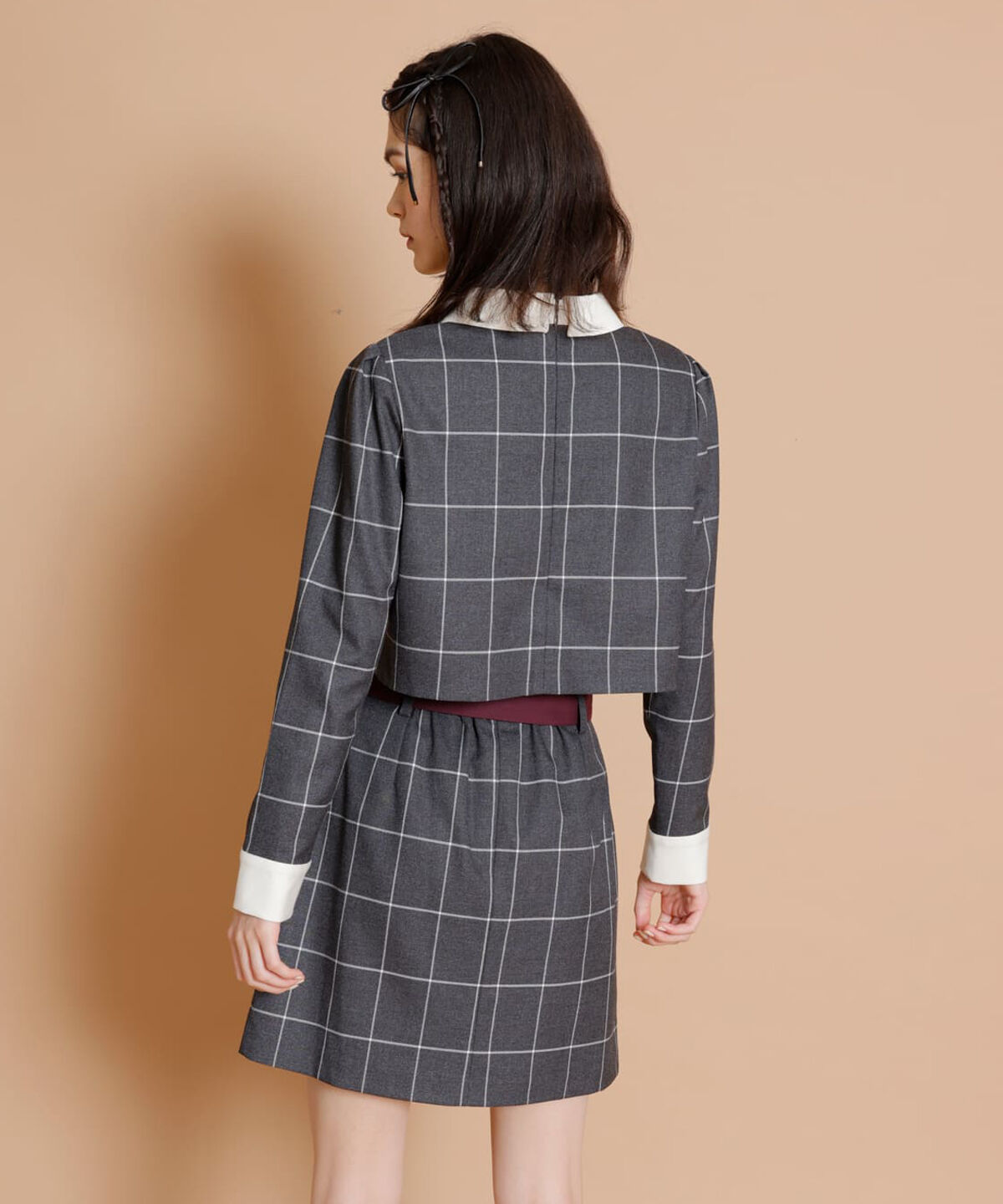 REDYAZEL「ロンドンチェックミニスカート」|台形|