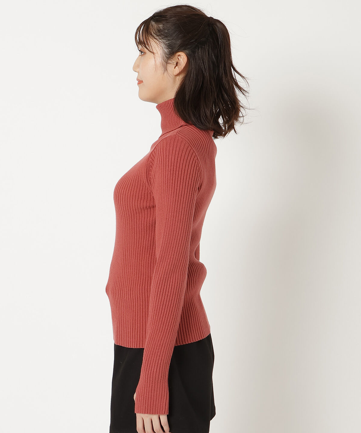 REDYAZEL「フィンガーホールタートルネックニット」|ニット・セーター|