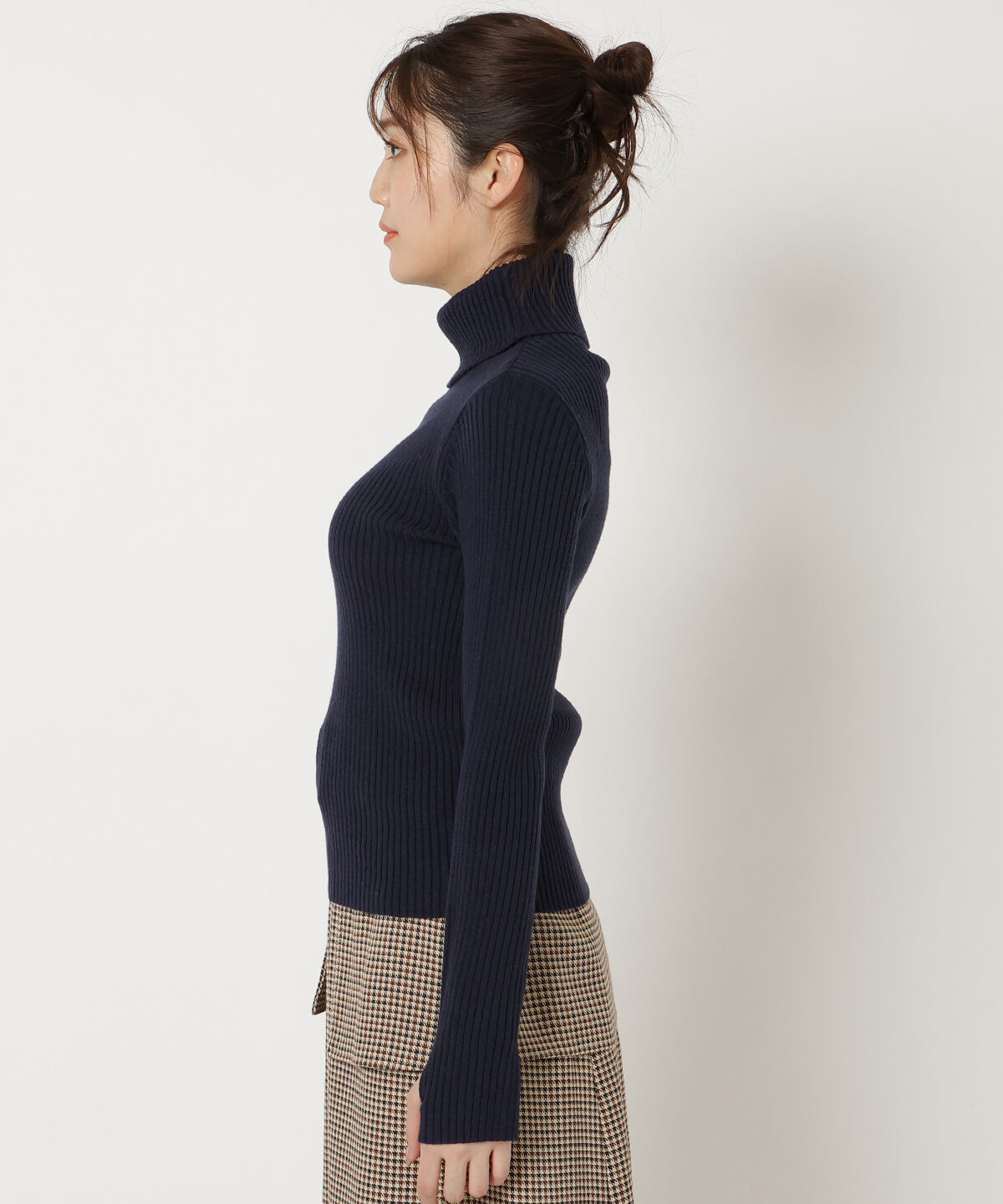 REDYAZEL「フィンガーホールタートルネックニット」|ニット・セーター|