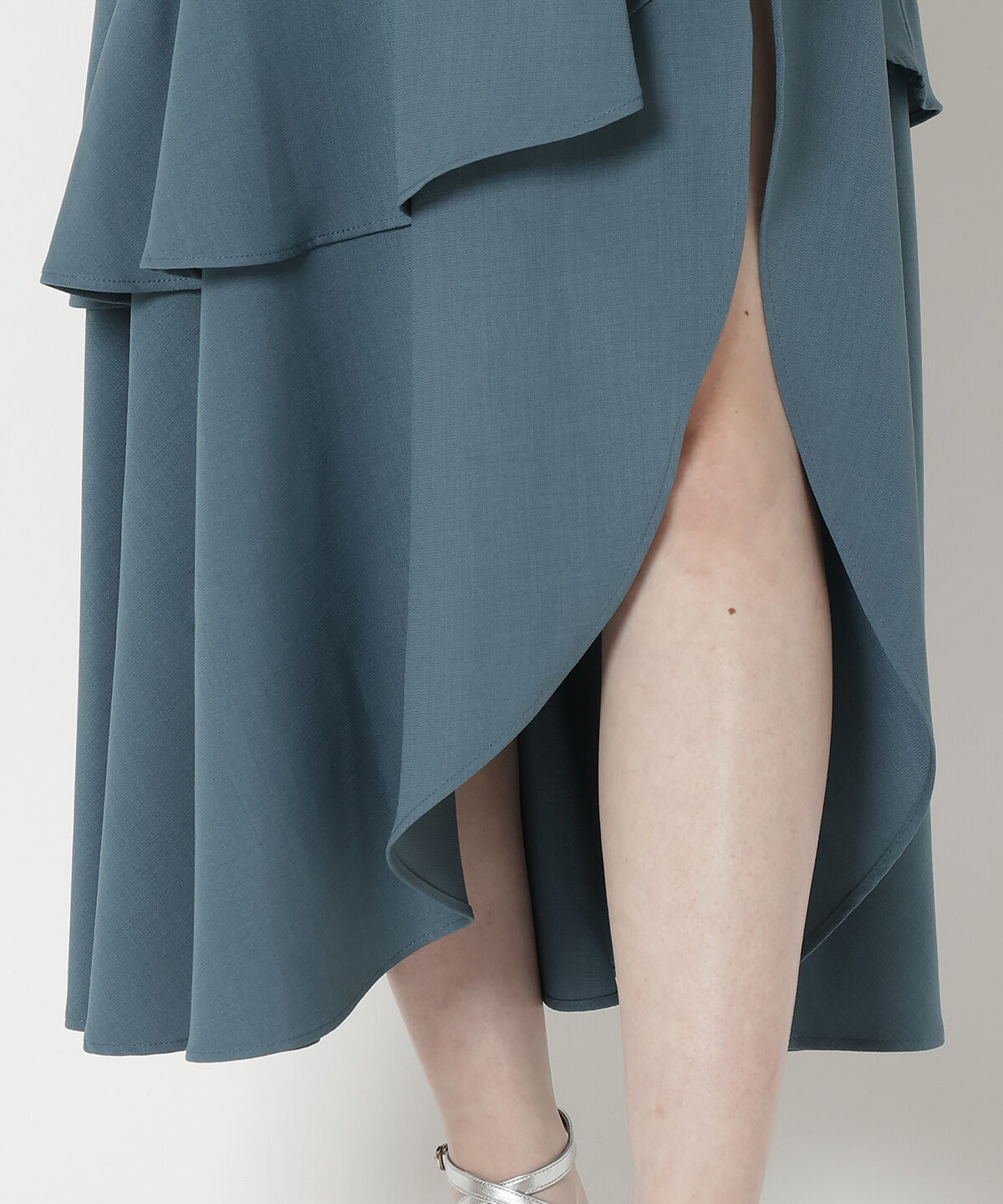 REDYAZEL「サス付きアシメフレアスカート」|フレア|