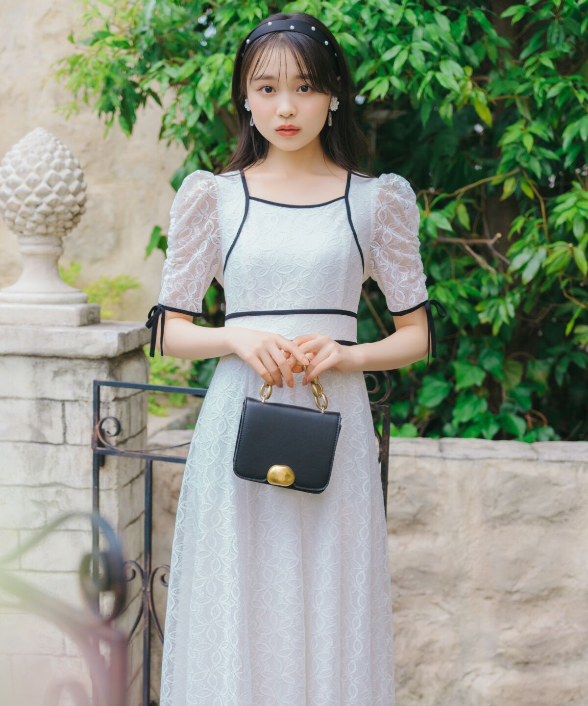 WILLSELECTION「配色レースワンピース」|ワンピース|