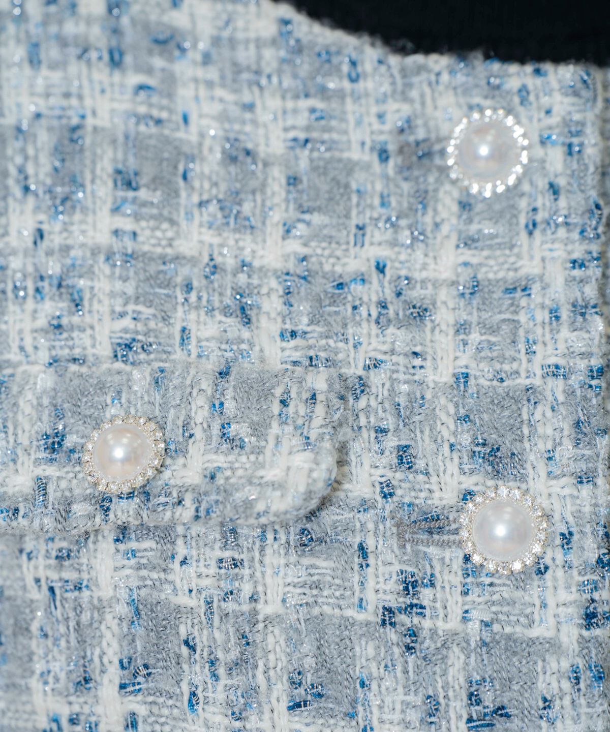 WILLSELECTION「MIXツイードノーカラージャケット」|ノーカラージャケット|