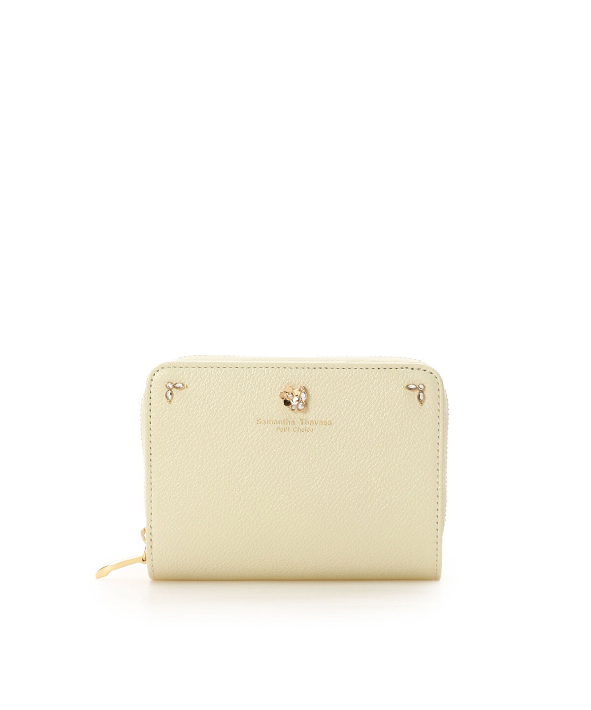 Samantha Thavasa Petit Choice「ポイントフラワー 折財布」|財布|イエロー