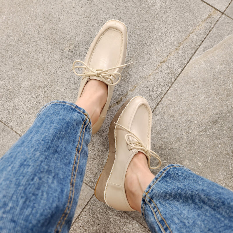 ORiental TRaffic「厚底チロリアンシューズ/31123」|パンプス|WHITE