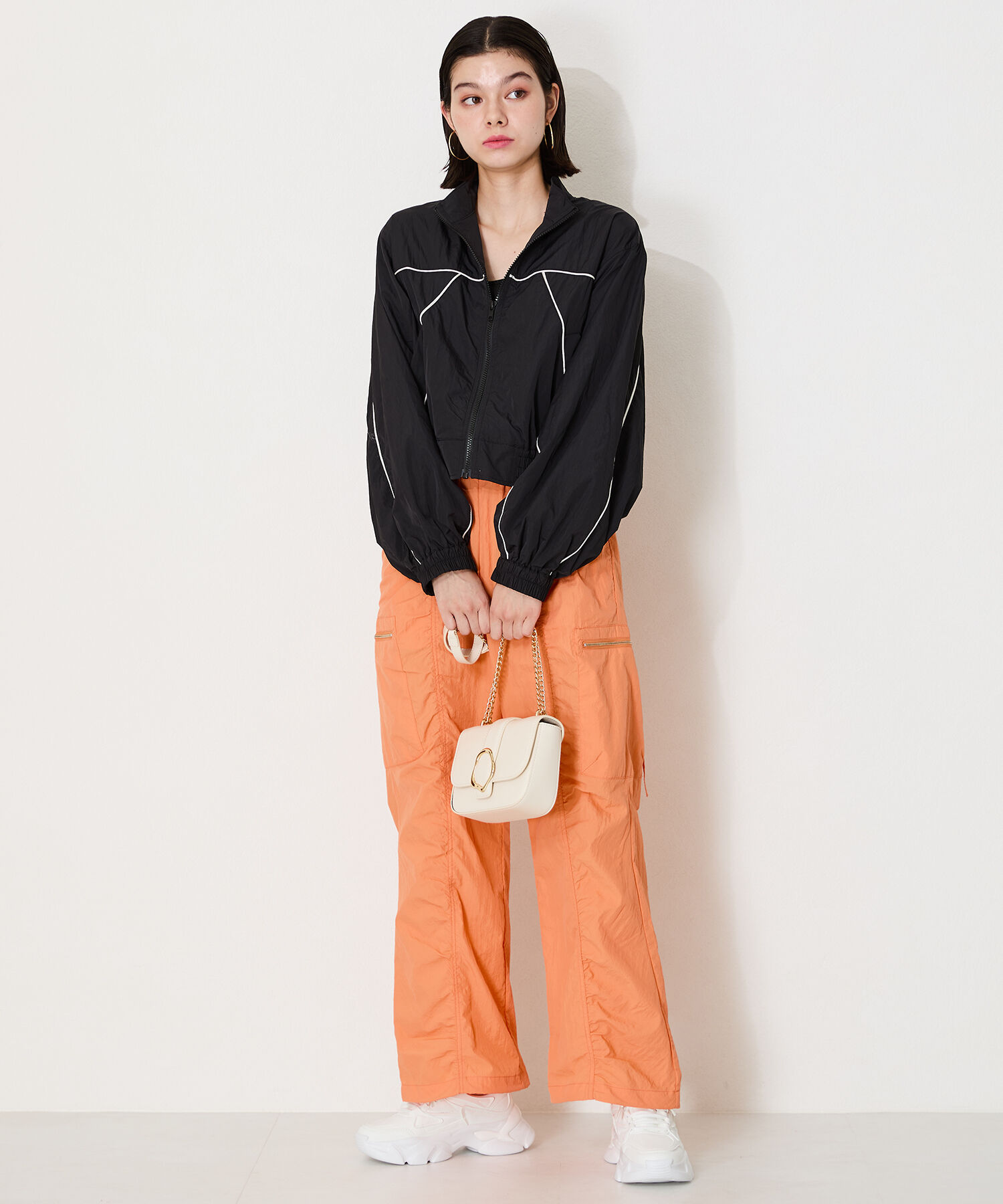 ORiental TRaffic「【トレンド】フレアソールシューレーススニーカー/OT3735 スニーカー 人気 売れてる スポーティー」|スニーカー|