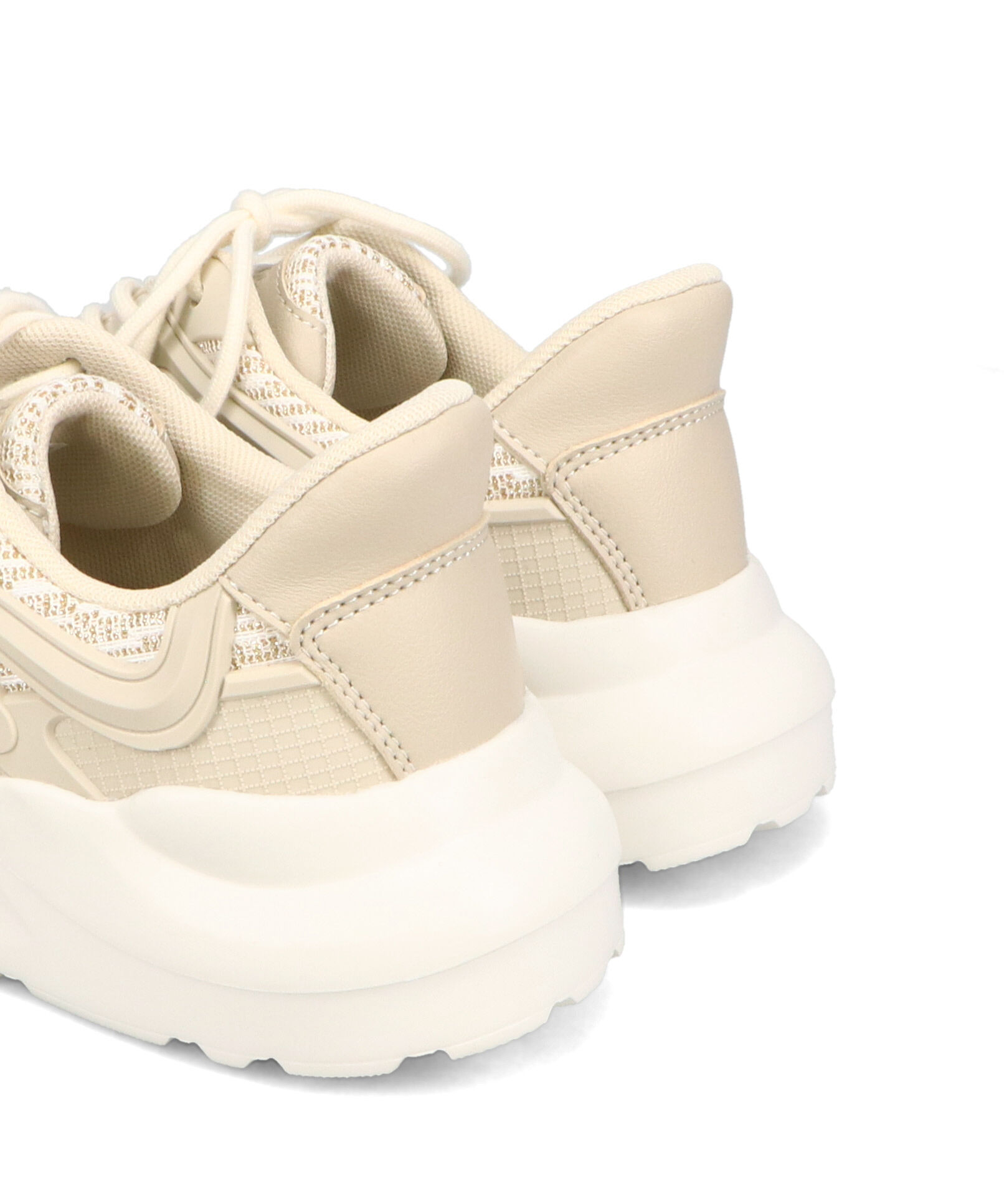 ORiental TRaffic「●2025春夏新作●ラバーパーツ&times;ラメ織りレーススニーカー/OT3760」|スニーカー|