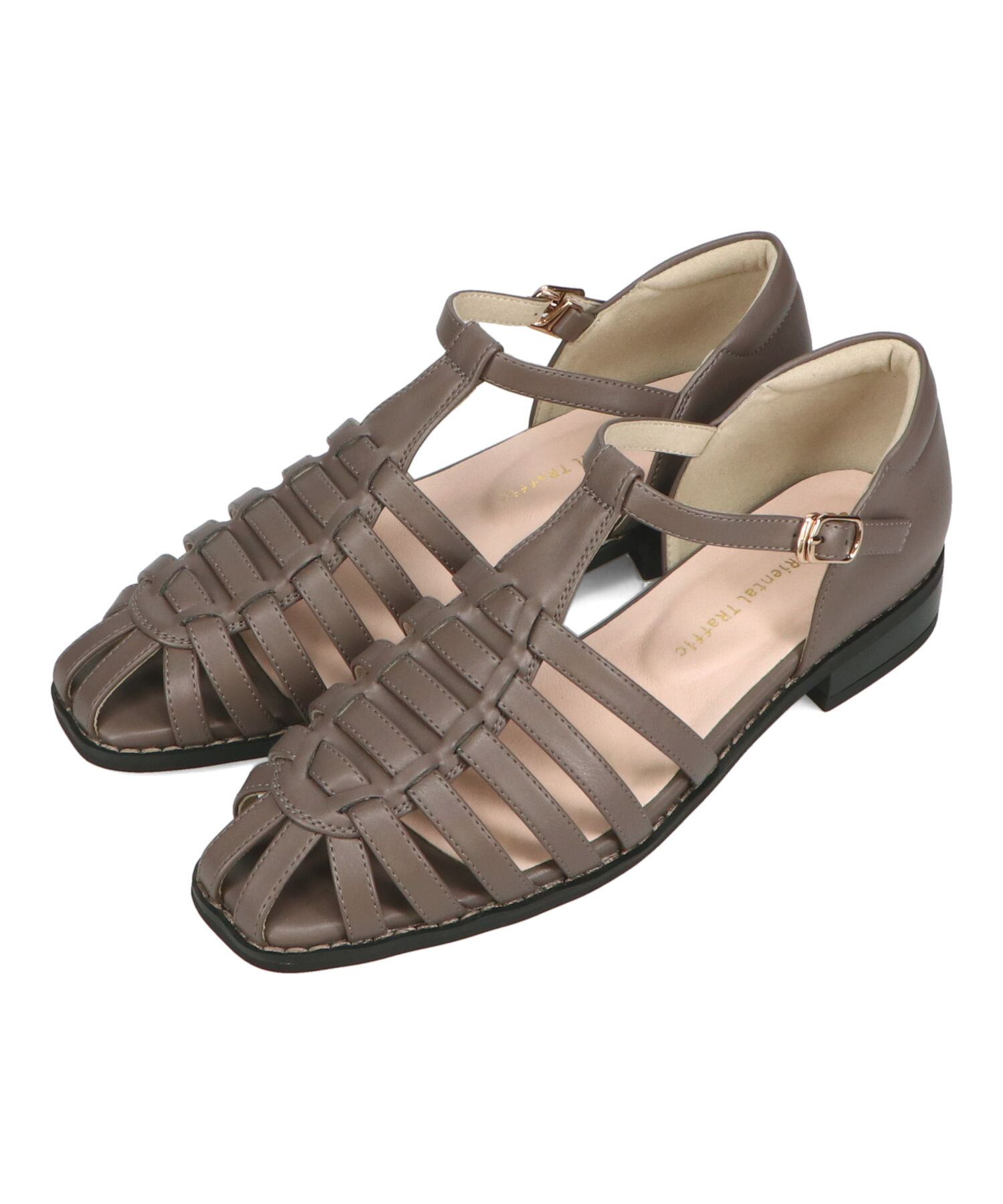 WA Oriental TRaffic「【トレンド】●2025春夏新作●ナローストラップグルカシューズ/52114 グルカサンダル フラット 人気」|サンダル|